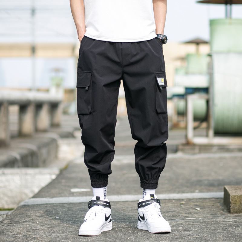 Menn Tooling Pants Feet Harem Pants Slim Pants