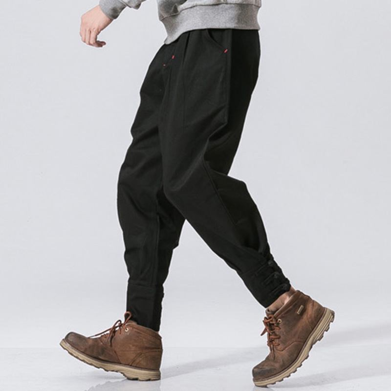 National Retro Fit Jogger Fritids Bukser For Menn