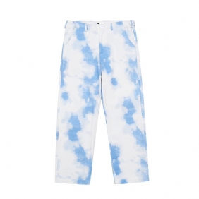 National Tide Gradient Tie-dye Kjeledress European A Nd Retro Fritids Pants Loose High Street