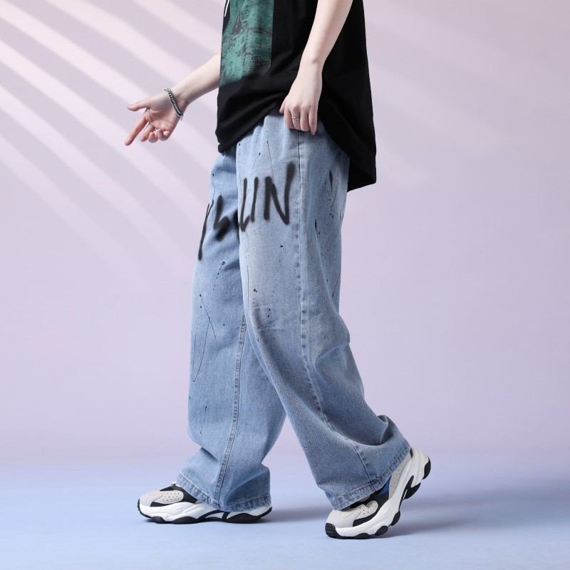 Sick Peak Vintage Belt Font Jeans