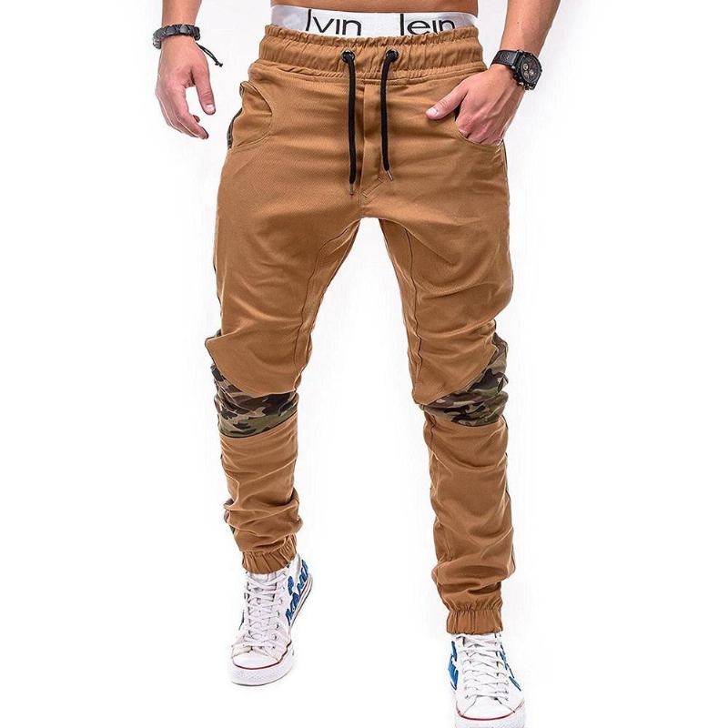 Slim Fit Jogger Joggebukser Bomulls Tapered Sommer Fritid Harem Bukser