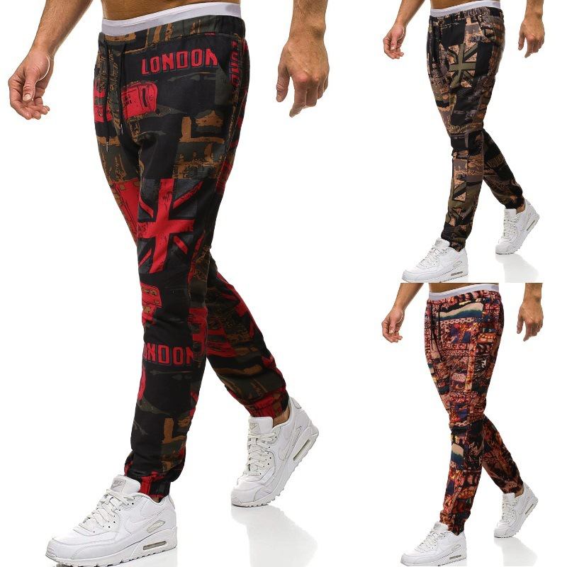 Trendy Retro Etnisk Stil I Bomull Og Lin Pluss Størrelse Fritids Harem Pants