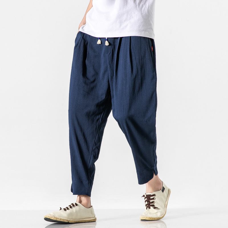 Trendy Retro Harlan Cropped Pants Menn