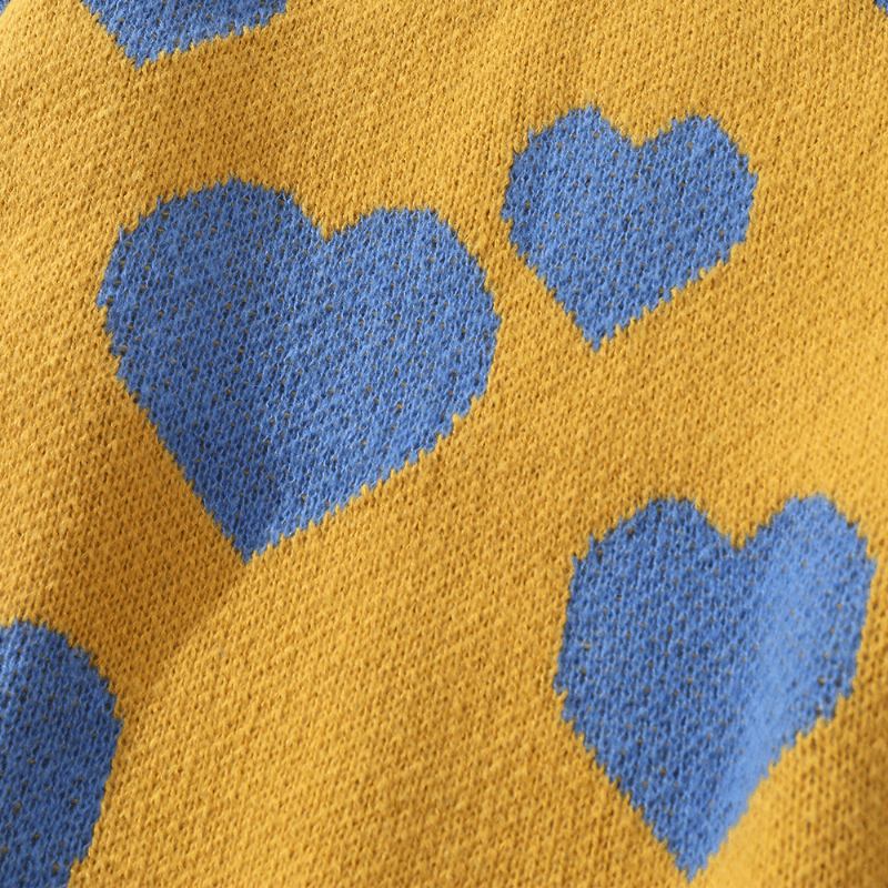 Heart Full Jacquard Genser Herre