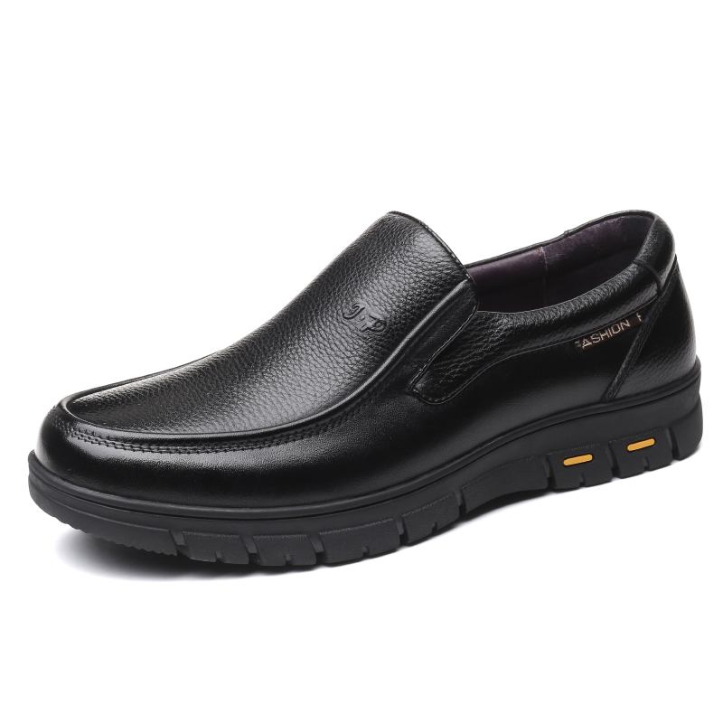 Menn First Layer Kuskinn Slip-on Slip Resistant Business Dress Sko