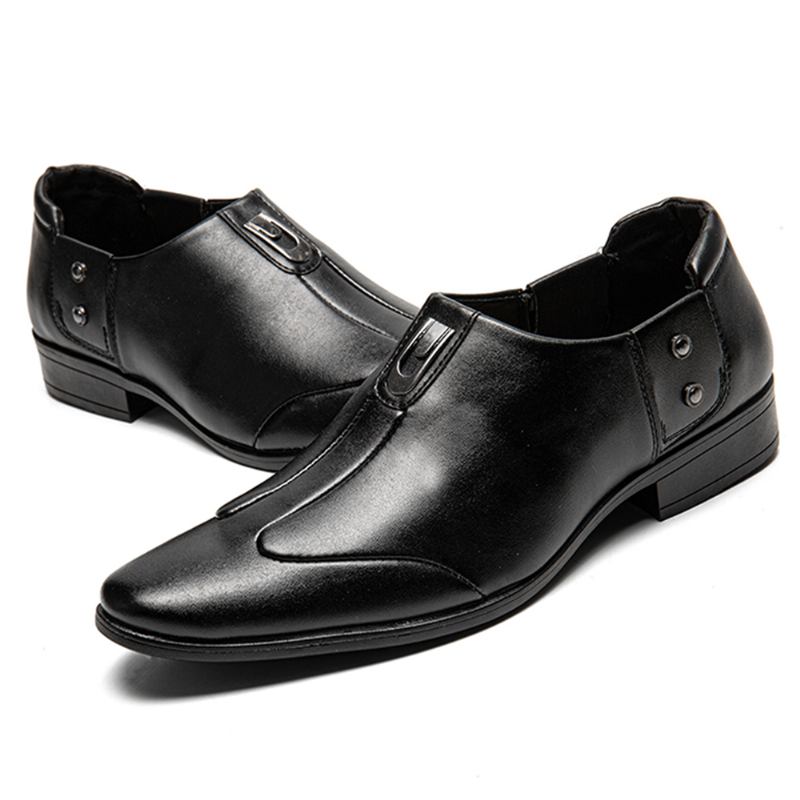 Menn Pustende Spisse Hode Slip-on Business Dress Sko