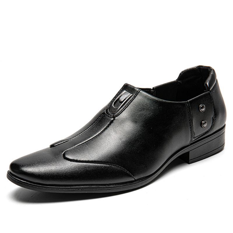 Menn Pustende Spisse Hode Slip-on Business Dress Sko