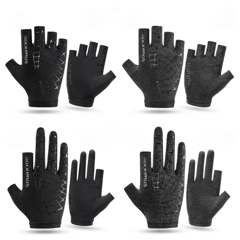 Ice Silk Gloves Solkrem Sykkelhansker For Menn Og Kvinner