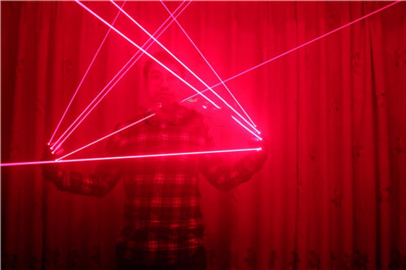 Laserhansker Laseremitterende Led-rekvisitter For Danseprestasjoner