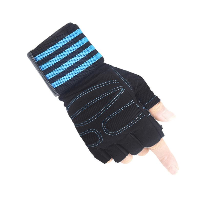 Ribbon Compression Wristband Sports Non-slip Half-finger Hansker