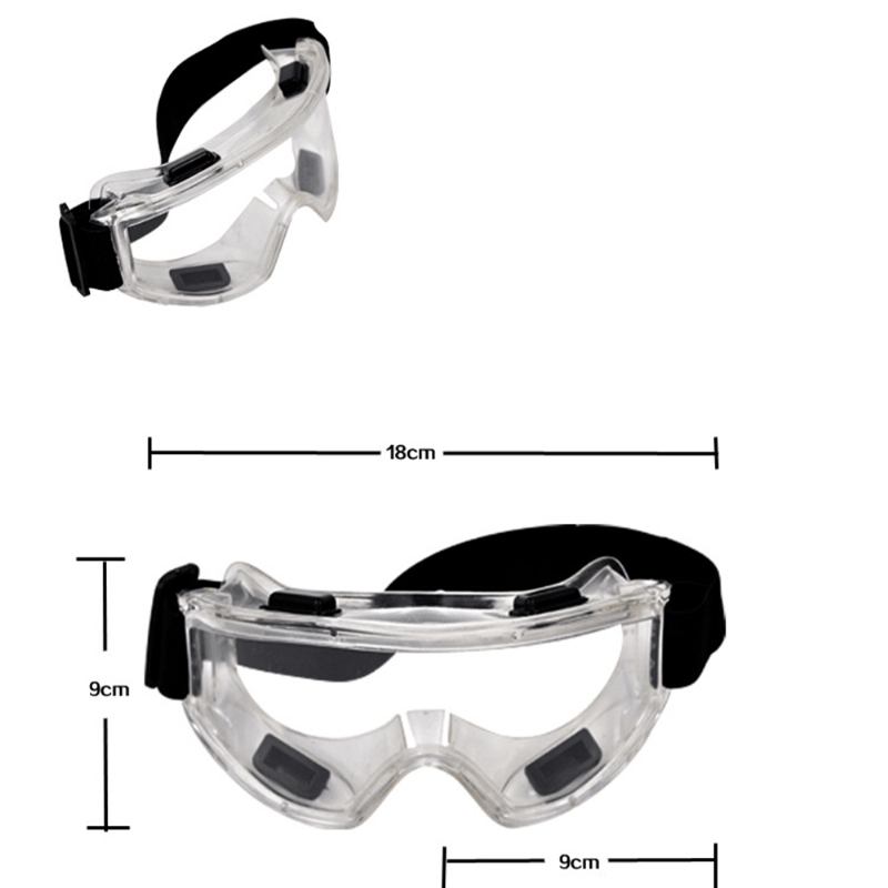 Anti-fog Anti-shock Goggles Helt Lukkede Beskyttende Optiske Briller