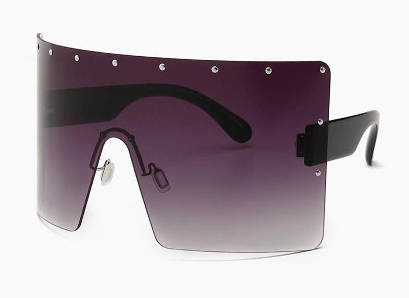 Big Frame One-piece Goggles Fargerike Frame Solbriller