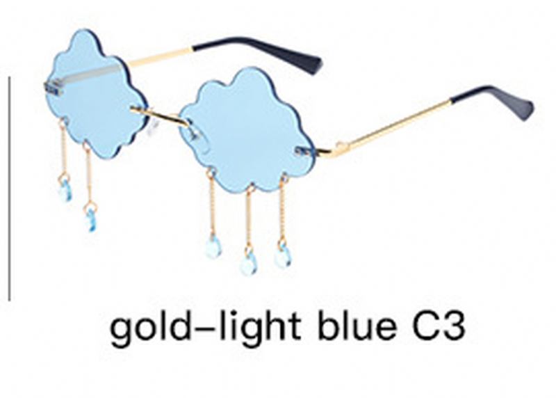 Fest Morsomme Regnfulle Kantløse Solbriller
