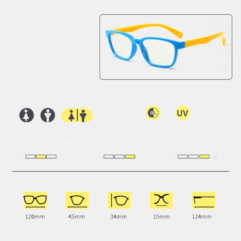 Kids Blå Lysblokkerende Briller