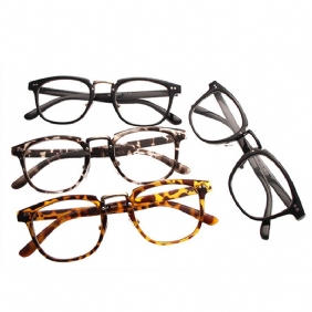 Menn Kvinner Vintage Clear Lens Eyewear Sexy Katt Eye Retro Transparent Computer Eyeglasses