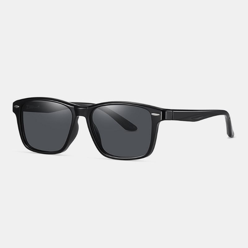 Menn Super Light Full Frame Bred Frame Outdoor Vintage Driving Uv Protection Solbriller