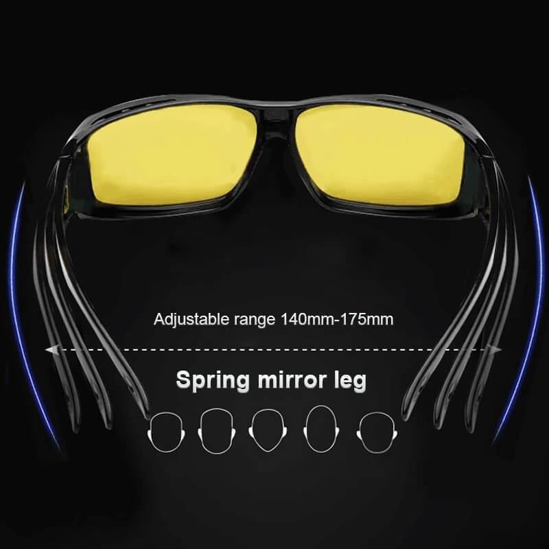 Night Vision Goggle Mirror Vibrato Med Samme Sjåfør Solbriller Anti-fjernlys Kjøring Om Natten Kjørespeil Anti-ultrafiolett