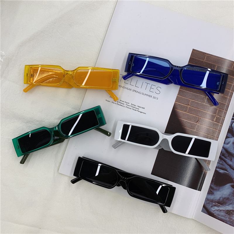 Rektangelramme Mote Solbriller Kvinner 2024 Hippie Vintage Designer Engros Bulk Shades Glass For Menn Og Kvinner