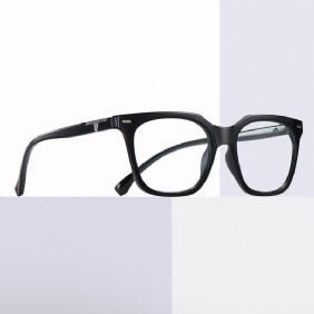 Retro Big Frame Flat Speil Kan Utstyres Med Myopia Unisex