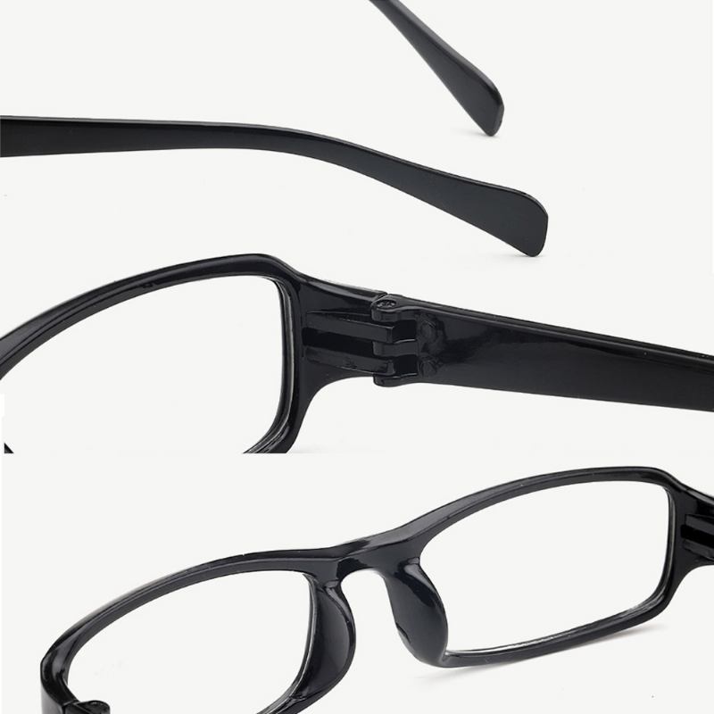 Unisex Full Frame Resin Len Lesebriller Bærbare High-definition Presbyopia-briller