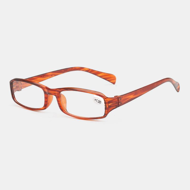 Unisex Full Frame Resin Len Lesebriller Bærbare High-definition Presbyopia-briller