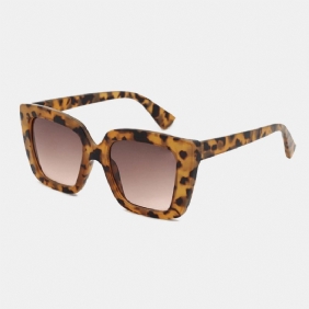 Unisex Leopard Thicken Full Frame Fritids Uv-beskyttelsessolbriller