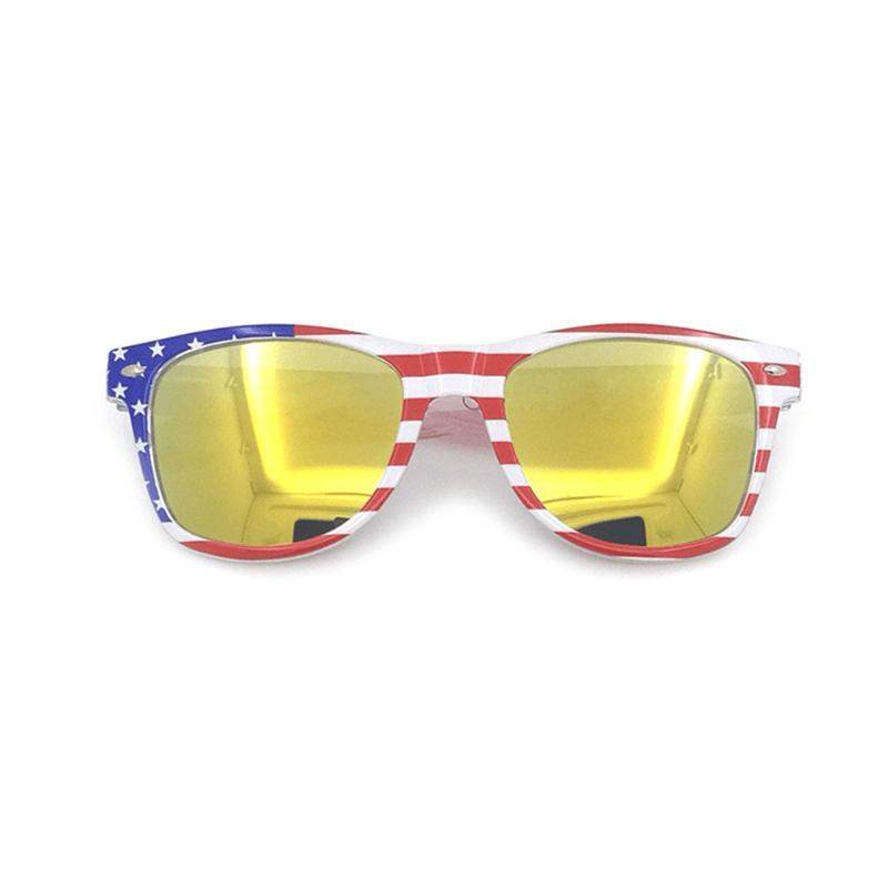 Unisex Patriotic Polarspex 80-talls Retro Trendy Stilige Solbriller