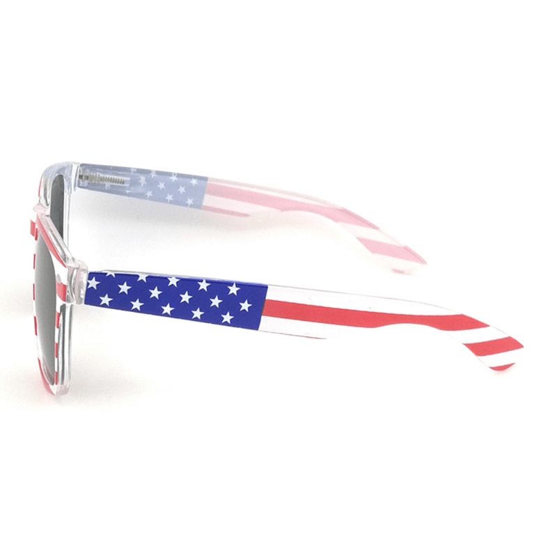 Unisex Patriotic Polarspex 80-talls Retro Trendy Stilige Solbriller