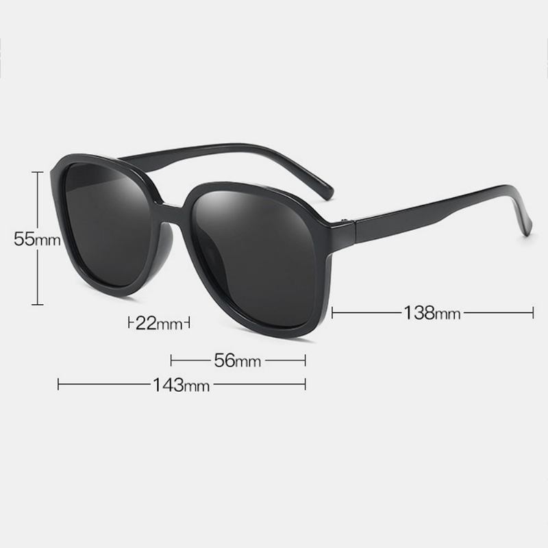 Unisex Pc Full Frame Tinted Lens Solbriller Uv-beskyttelse Motebriller