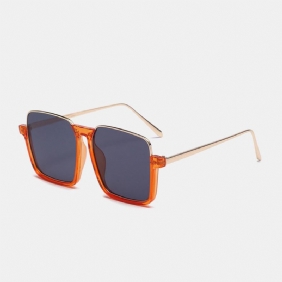 Unisex Square Frame Half Frame Anti-blue Light Anti-uv Solbriller