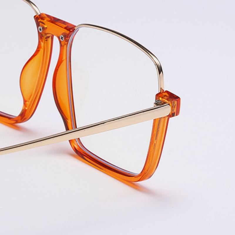 Unisex Square Frame Half Frame Anti-blue Light Anti-uv Solbriller