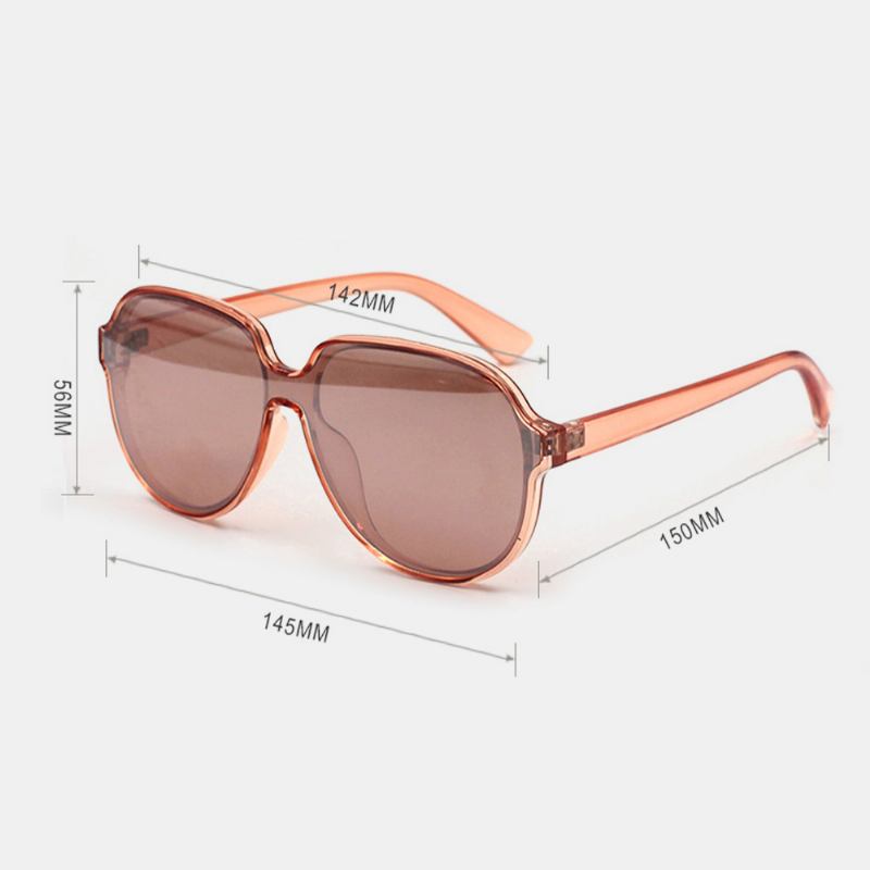 Unisex Square Full Frame Uv-beskyttelse Mote Enkle Solbriller