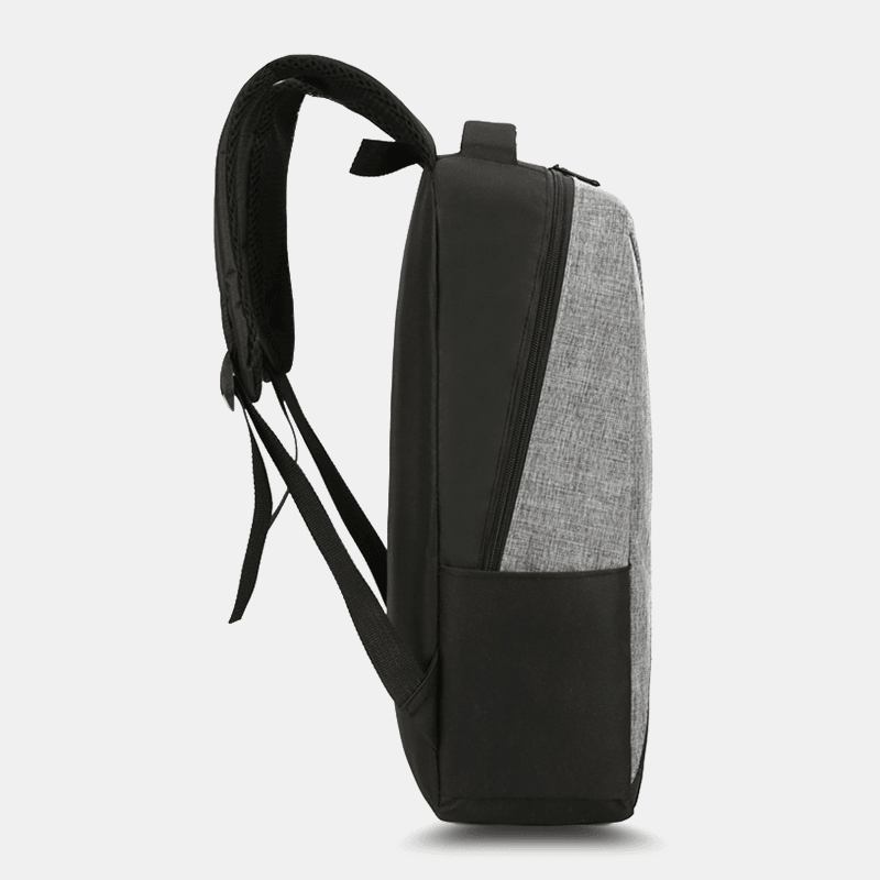 3 Stk Menn Oxford Slitasjebestandig Pustende Lappeteppe Stor Kapasitet Uformell Ryggsekk Brystveske Crossbody-veske