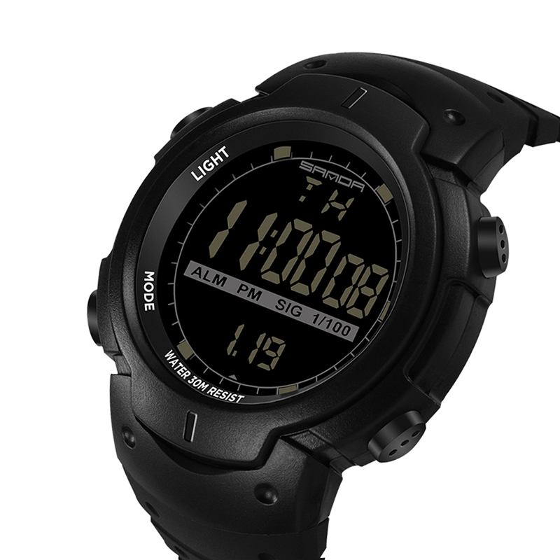 Digital Watch Luminous Motion Timing Stoppeklokke Kalender Alarm Watch Outdoor Sports Watch