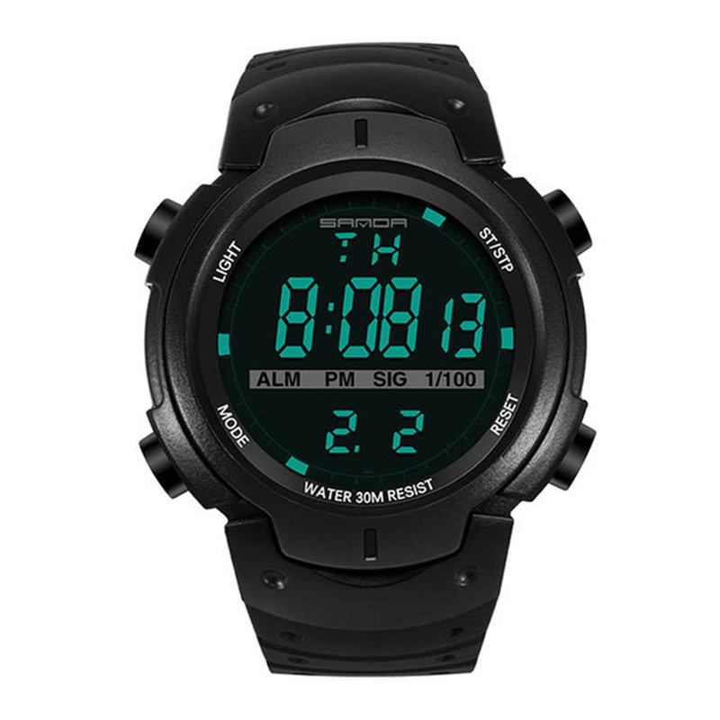 Digital Watch Luminous Motion Timing Stoppeklokke Kalender Alarm Watch Outdoor Sports Watch