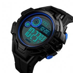 Kompass Kalorie Skritteller Chrono 5atm Outdoor Sports Herre Digital Watch