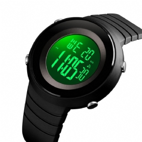 Vanntett Stoppeklokke Alarm Digital Watch Outdoor Sports Herre Watch