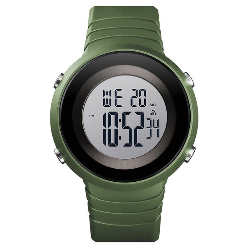 Vanntett Stoppeklokke Alarm Digital Watch Outdoor Sports Herre Watch