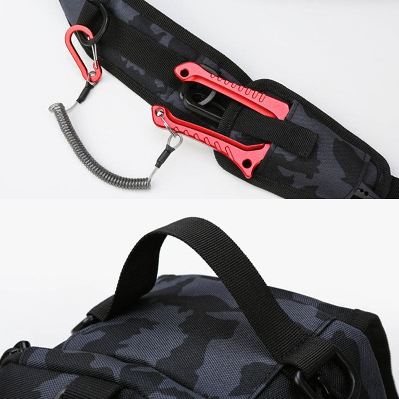 Menn Camouflage Multi-carry Taktisk Fiske Reise Outdoor Brystveske Skulderveske