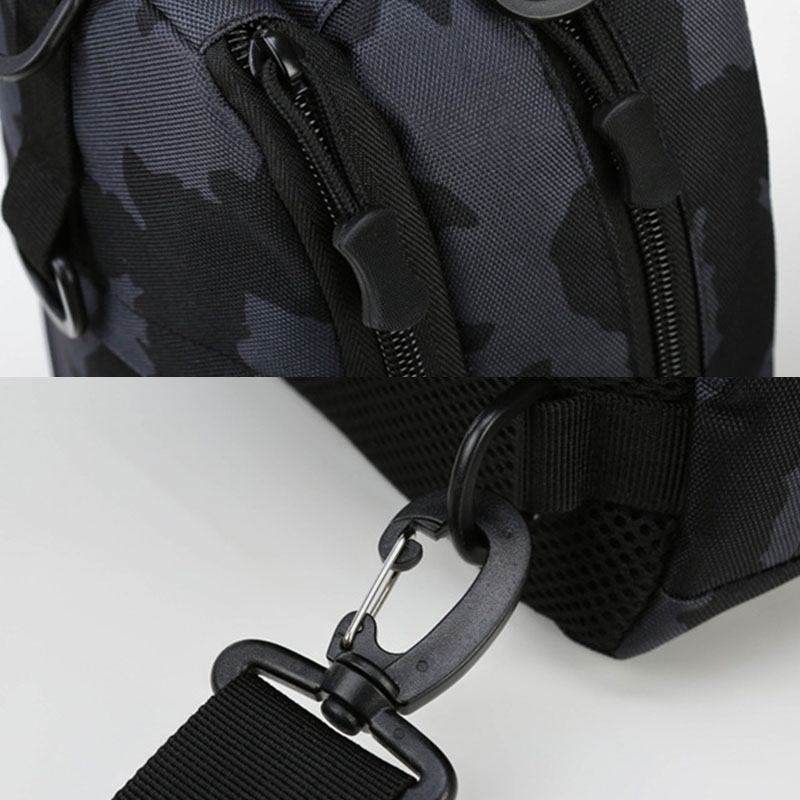 Menn Camouflage Multi-carry Taktisk Fiske Reise Outdoor Brystveske Skulderveske