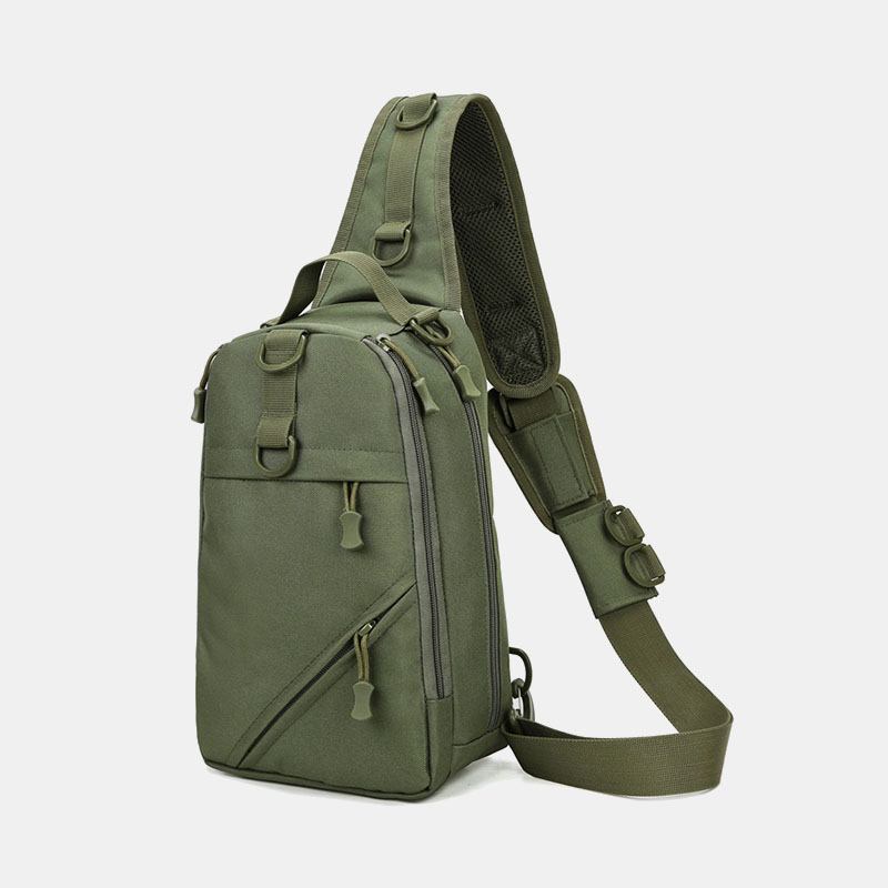 Menn Camouflage Multi-carry Taktisk Fiske Reise Outdoor Brystveske Skulderveske