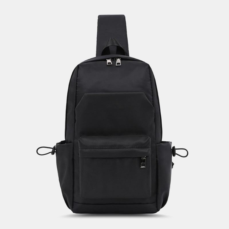 Menn Oxford Brystveske Med Stor Kapasitet Multi-lommer Crossbody Veske Skulderveske