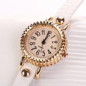 Mote Three Pearl Dame Watch Dame Dress Watch Armbånd Quartz Watch