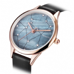 Stjernehimmel Kvinner Armbåndsur Rose Gold Case Quartz Watch