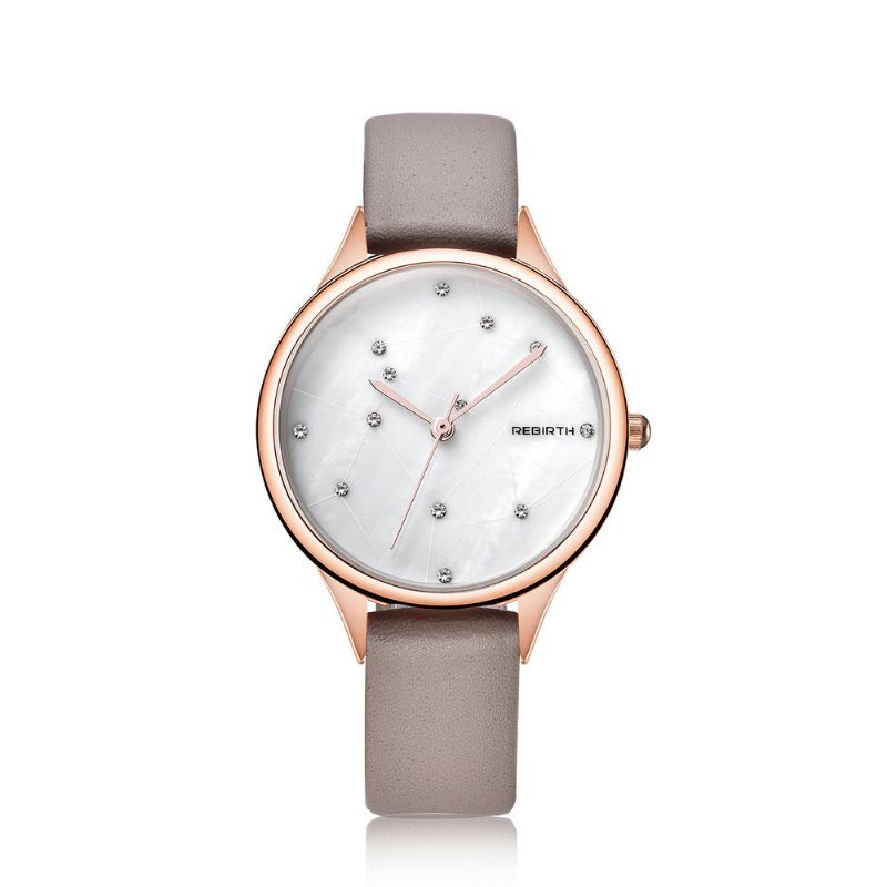 Stjernehimmel Kvinner Armbåndsur Rose Gold Case Quartz Watch