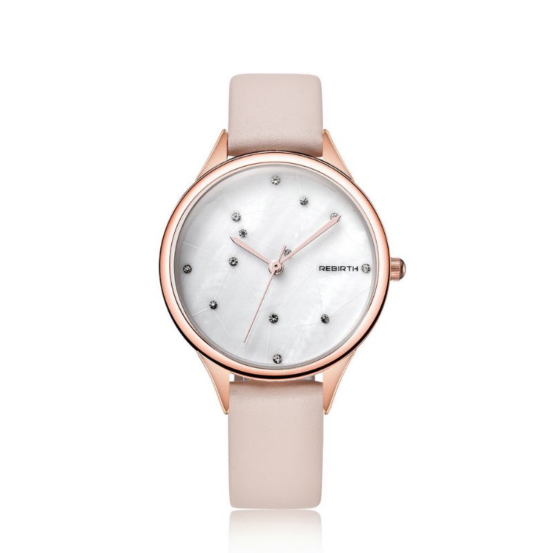 Stjernehimmel Kvinner Armbåndsur Rose Gold Case Quartz Watch