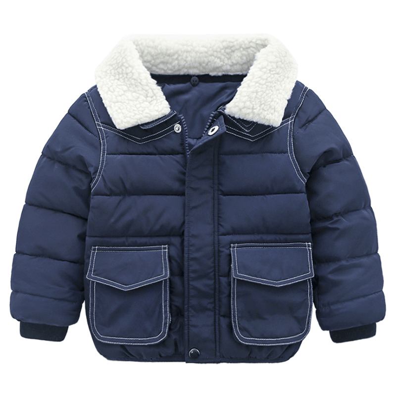 Simple Cotton Coat Baby Coat Baby Polstret Coat