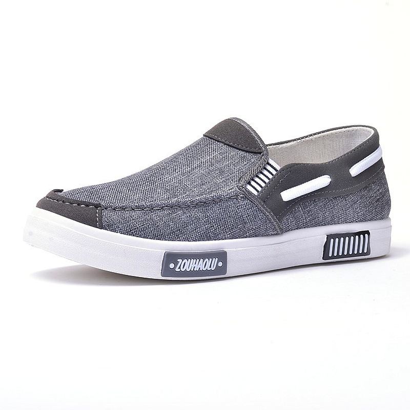 Menn Canvas Fritids Myke Loafers