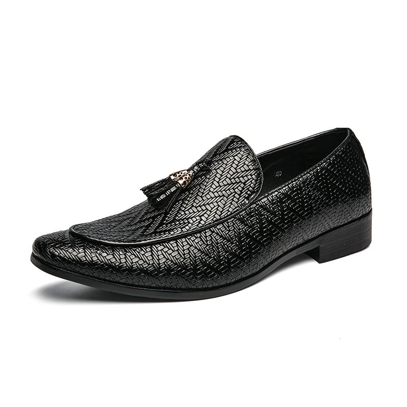 Menn Mikrofiber Skinn Pustende Slip-on Fôr Klassiske Fritids Business Sko