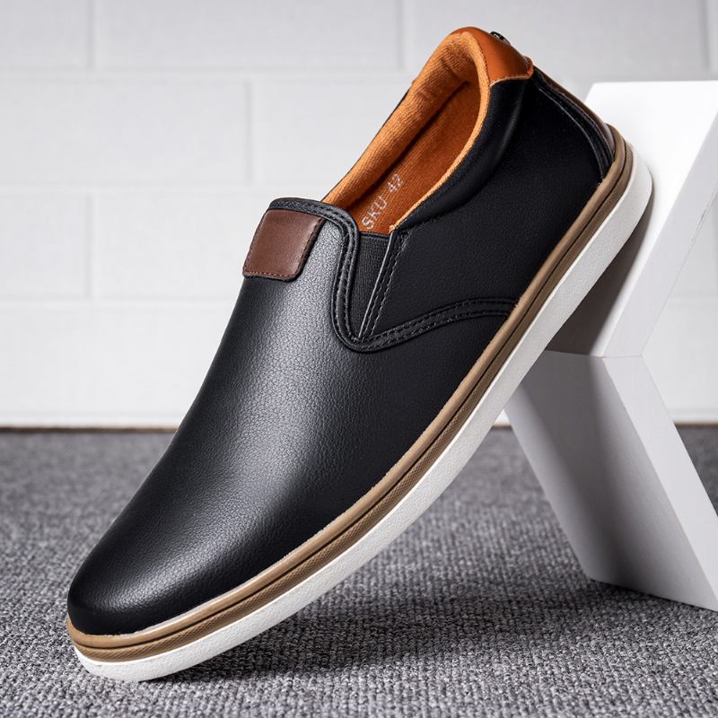 Menn Retro Soft Walking Sole Fritids Business Loafers